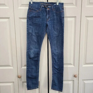 Levis The Original 421 Skinny Jeans Women 29 Blue Medium Wash 29×32 Low Rise